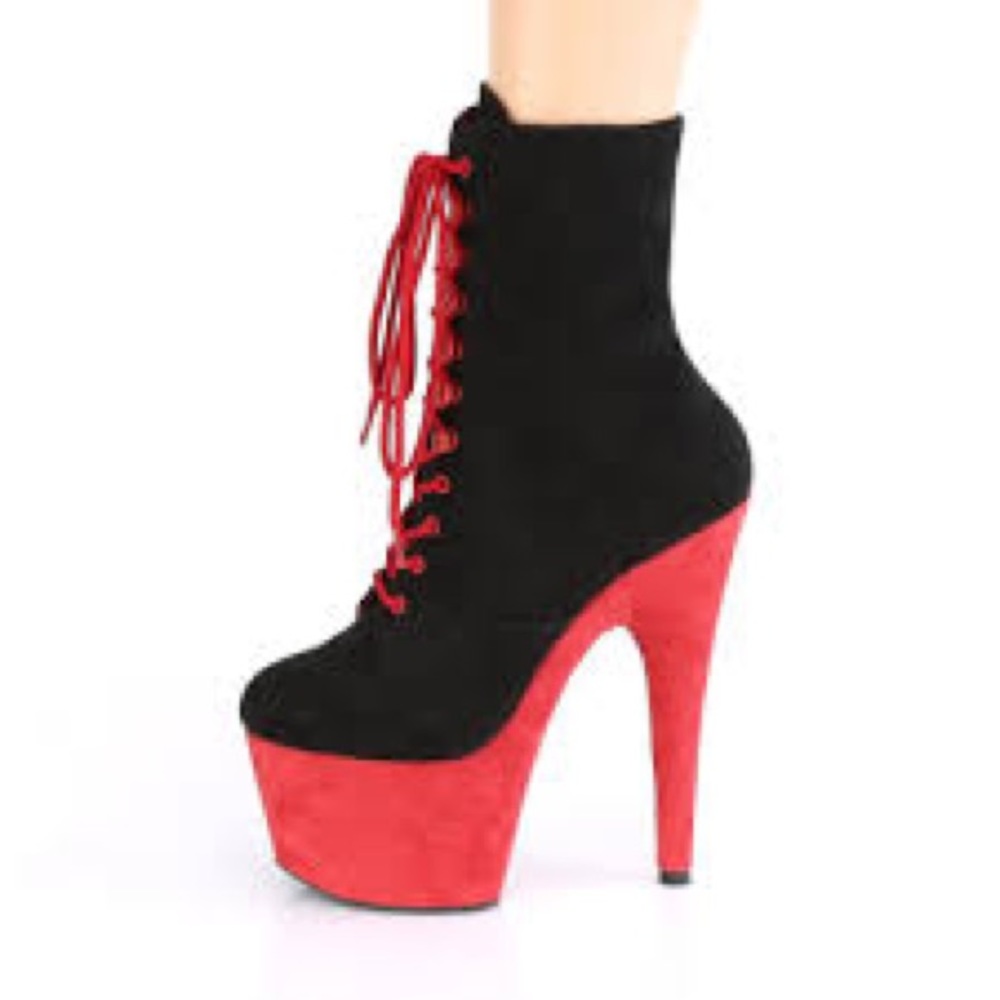 Pleaser Adore black/red